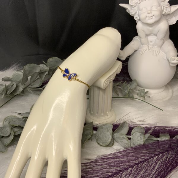 Bracelet papillon mauvais oeil