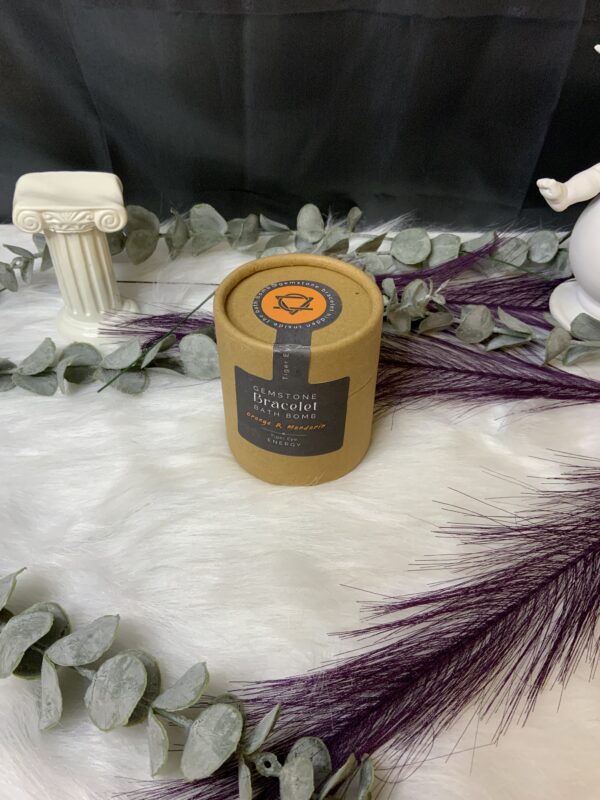 Bombe de bain  Energisante  avec bracelet Gemme Oeil de Tigre