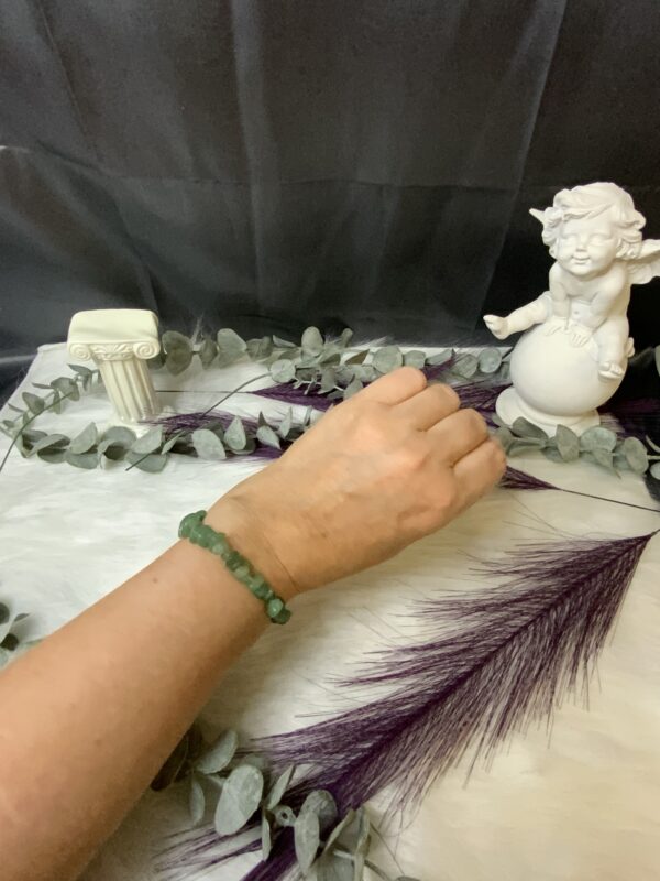 Bombe de bain  Prospérité avec Bracelet gemme en Aventurine verte – Image 3