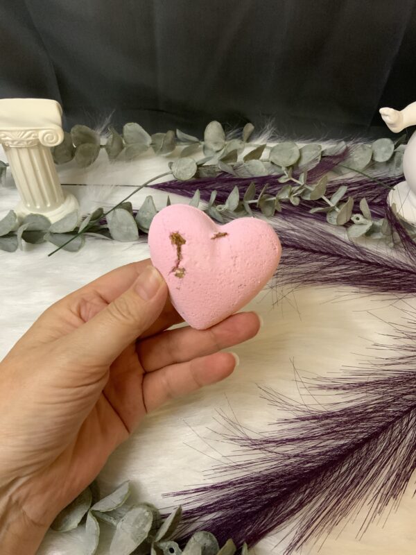 Bombe de bain cœur ❤️ Ylang & Rose – Image 2